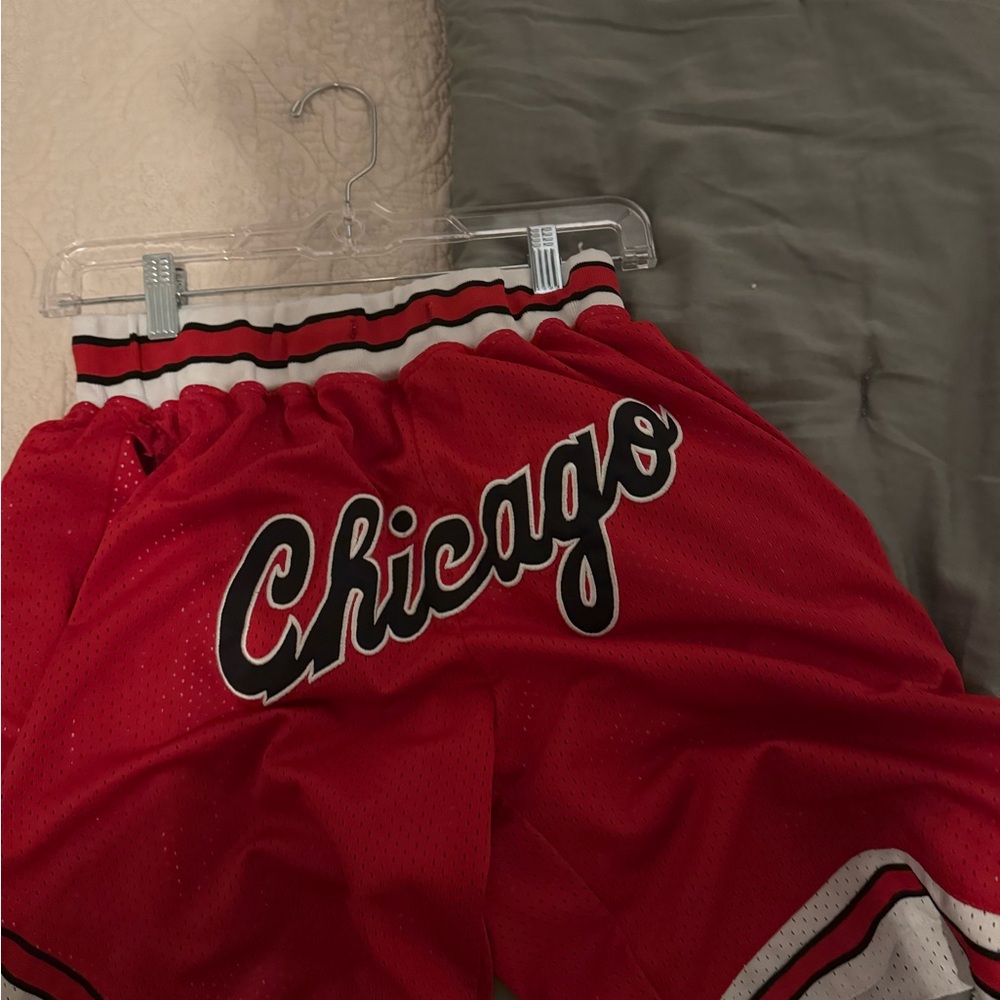 Chicago Kids Red Basketball Shorts